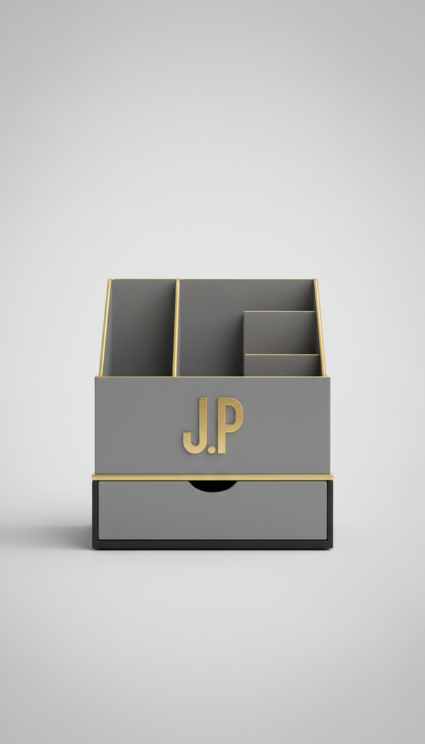 Polished Metal Sculpture – Custom Initials