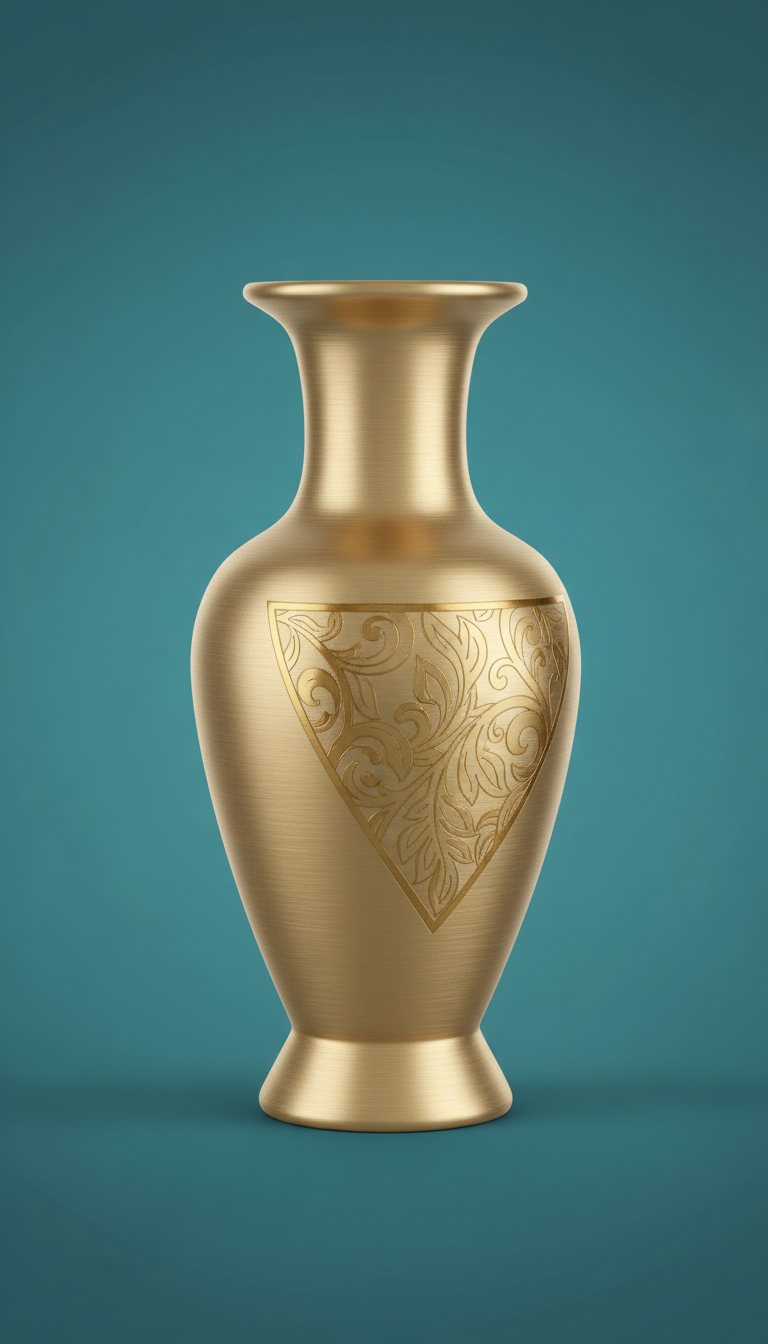 Ceramic Vase With Custom Engraving