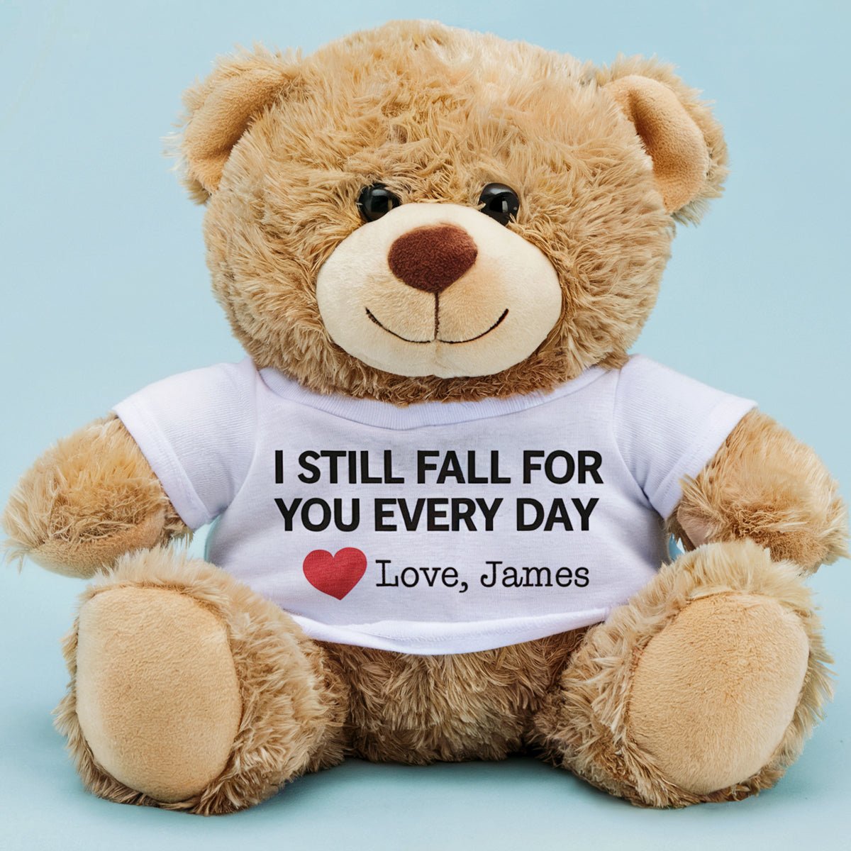 I Still Fall For You Every day - Custom Bear Gift For Husband - Furrsy